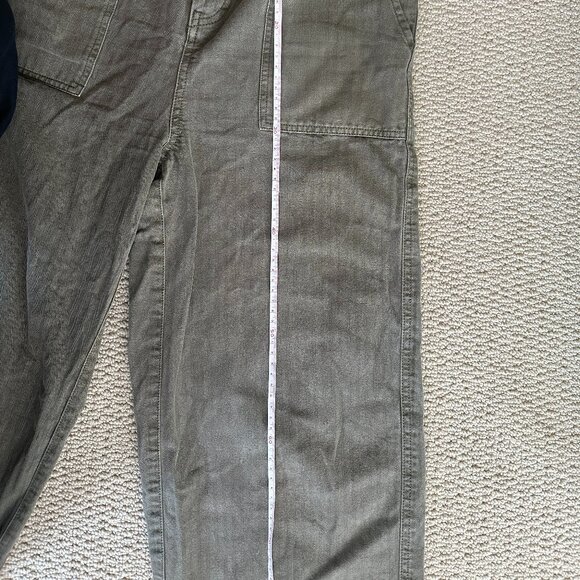 Free People Womens Green High waisted chinos - Picture 5 of 12